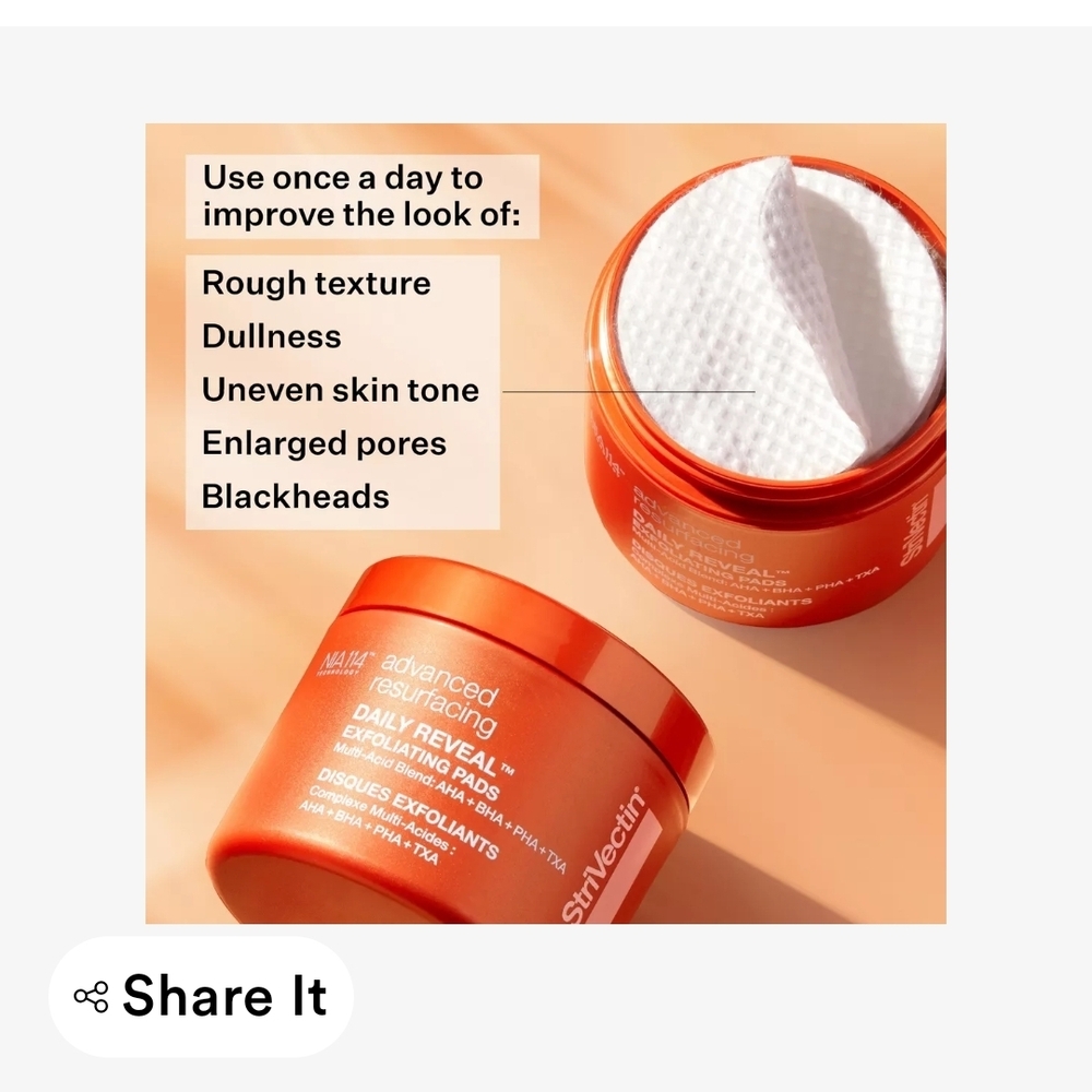 StriVectin Daily Reveal Exfoliating Pads - 60 Ct - Picture 4 of 5